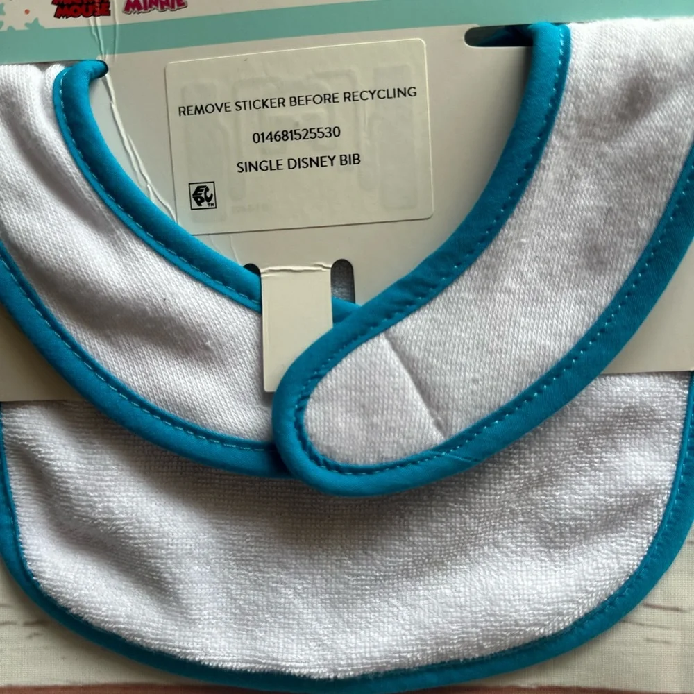Disney baby infant bib im awesome mickey mouse and minnie